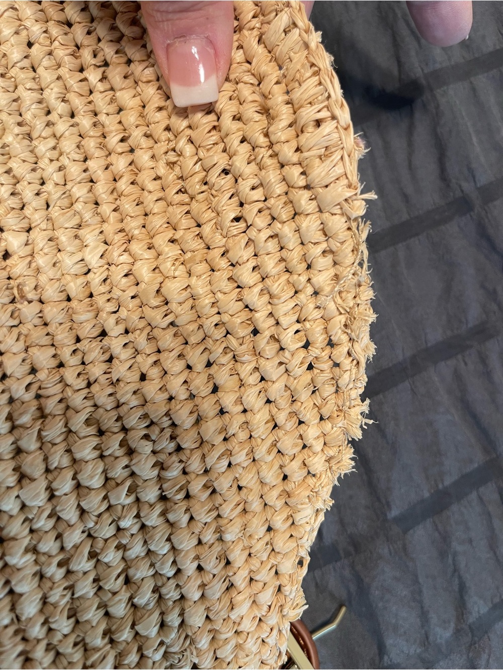 J. Crew Berkeley Small Handknotted Shoulder Bag in Raffia - Picture 16 of 16